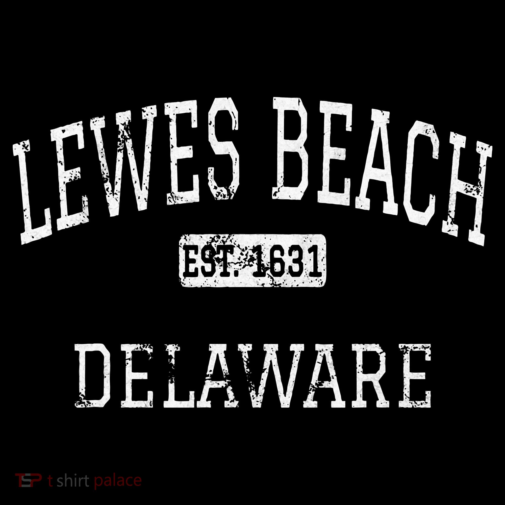 Lewes Beach Delaware De Vintage T-Shirt