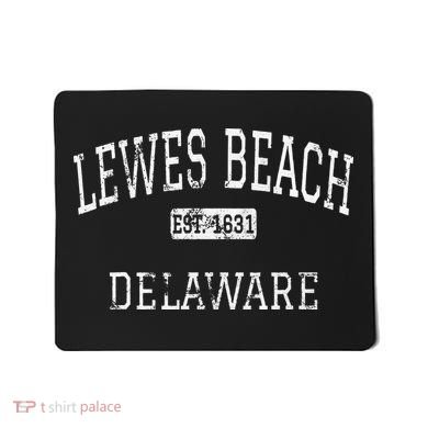 Lewes Beach Delaware De Vintage Mousepad