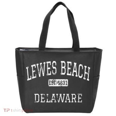 Lewes Beach Delaware De Vintage Tote Bag