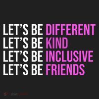 Let's Be Different Kind Inclusive Friends Women's Sweatshirt thumb 2