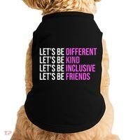 Let's Be Different Kind Inclusive Friends Doggie Tank thumb 0