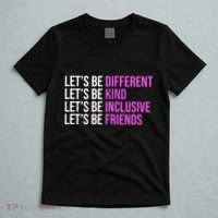 Let's Be Different Kind Inclusive Friends T-Shirt thumb 5