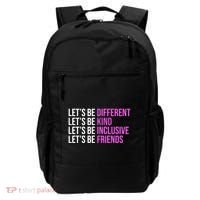 Let's Be Different Kind Inclusive Friends Backpack thumb 0