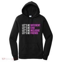 Let's Be Different Kind Inclusive Friends Women's Hoodie thumb 0