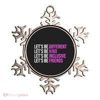 Let's Be Different Kind Inclusive Friends Ornament thumb 0