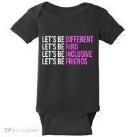 Let's Be Different Kind Inclusive Friends Baby Bodysuit thumb 0