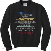 Life Before Death Strength Before Weakness Journey Kids Sweatshirt thumb 0
