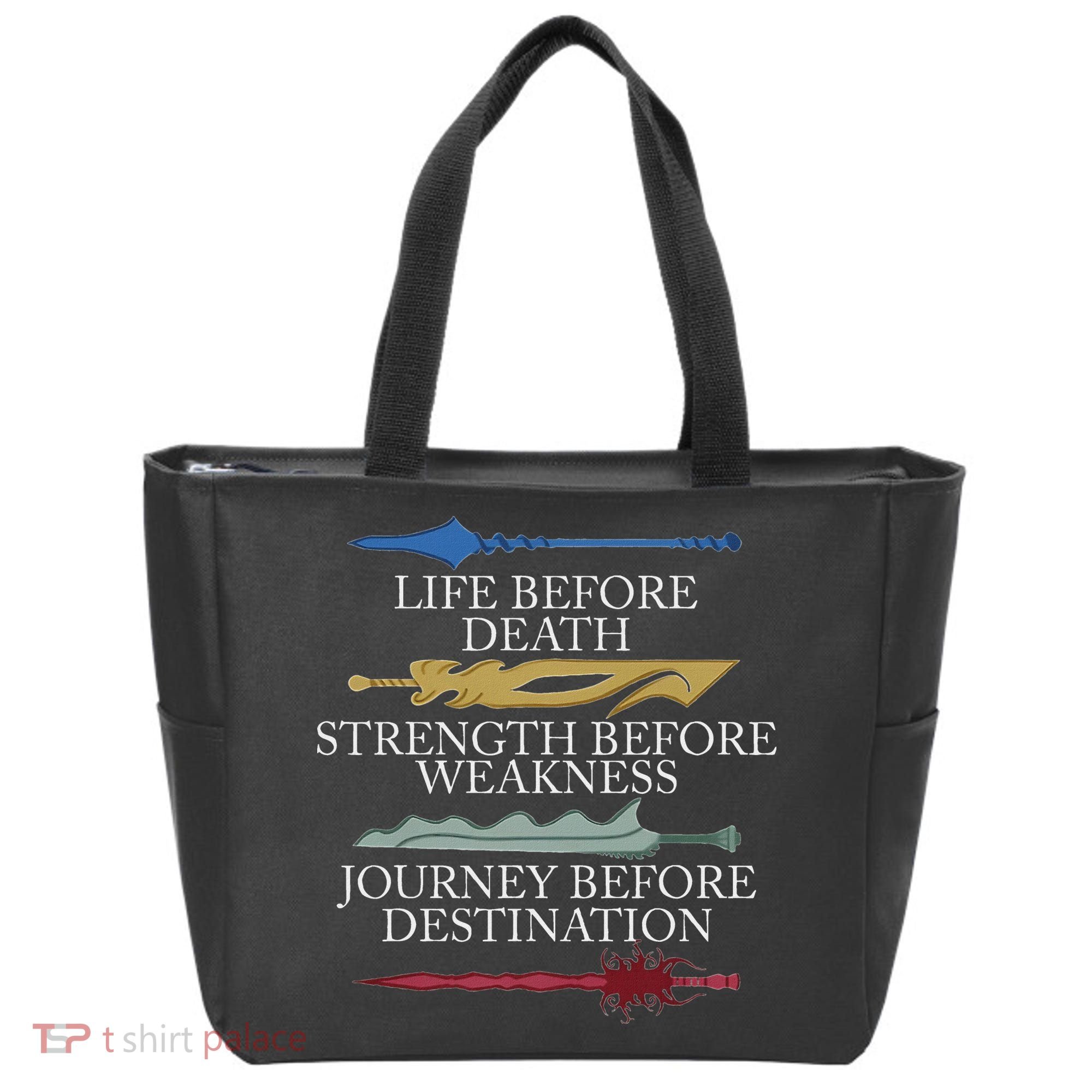 Life Before Death Strength Before Weakness Journey Tote Bag