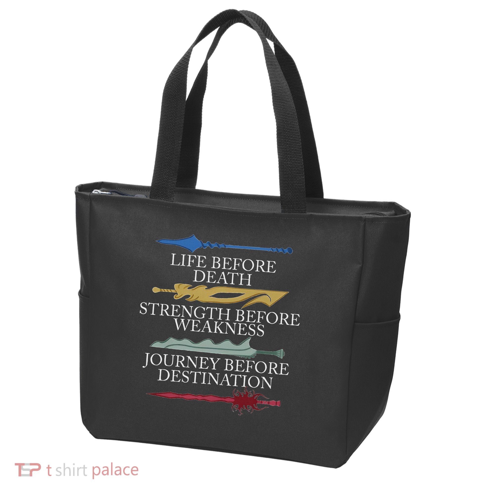 Life Before Death Strength Before Weakness Journey Tote Bag