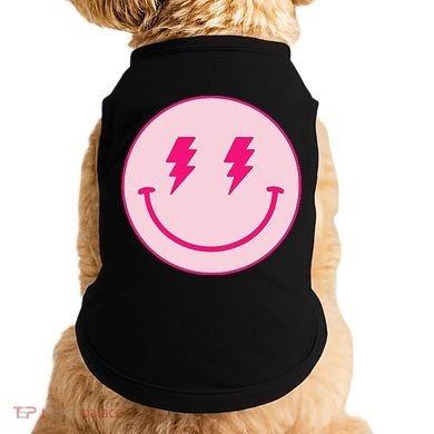 Lightning Bolt Eyes Happy Face Doggie Tank