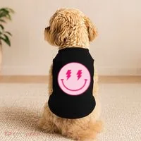 Lightning Bolt Eyes Happy Face Doggie Tank thumb 2