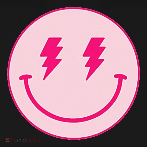 Lightning Bolt Eyes Happy Face Hoodie