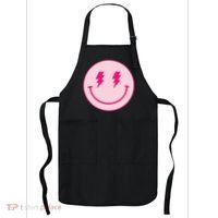 Lightning Bolt Eyes Happy Face Apron thumb 0