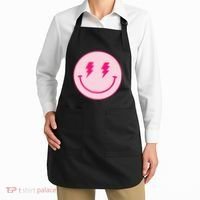Lightning Bolt Eyes Happy Face Apron thumb 2