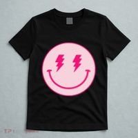 Lightning Bolt Eyes Happy Face T-Shirt thumb 5