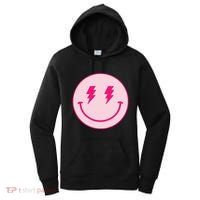 Lightning Bolt Eyes Happy Face Women's Hoodie thumb 0