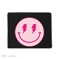 Lightning Bolt Eyes Happy Face Mousepad thumb 0