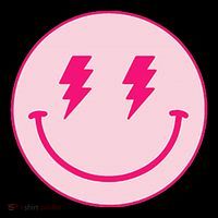 Lightning Bolt Eyes Happy Face Mousepad thumb 1