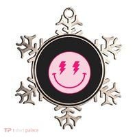 Lightning Bolt Eyes Happy Face Ornament thumb 0