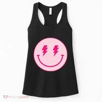 Lightning Bolt Eyes Happy Face Women's Tank Top thumb 0