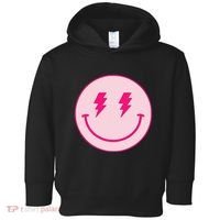 Lightning Bolt Eyes Happy Face Toddler Hoodie thumb 0