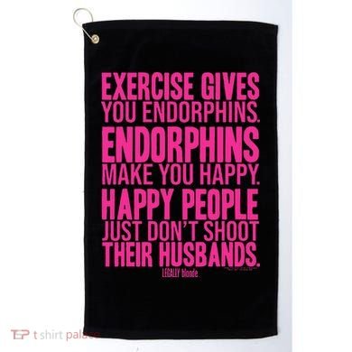 Legally Blonde Endorphins Golf Towel