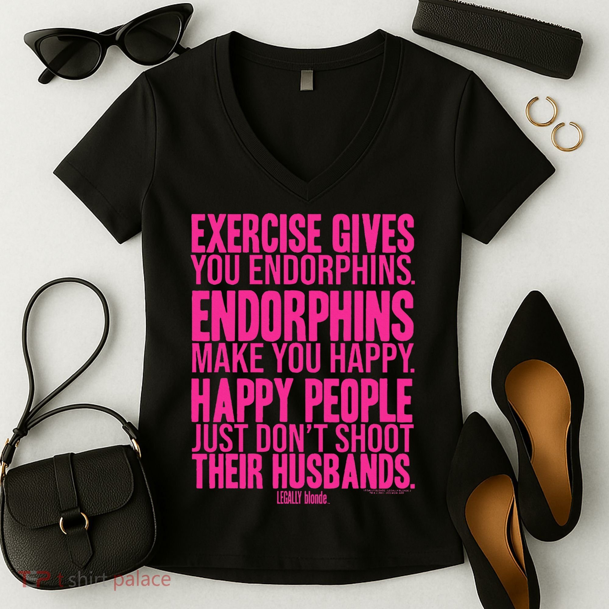 Legally Blonde Endorphins Women's V-Neck T-Shirt