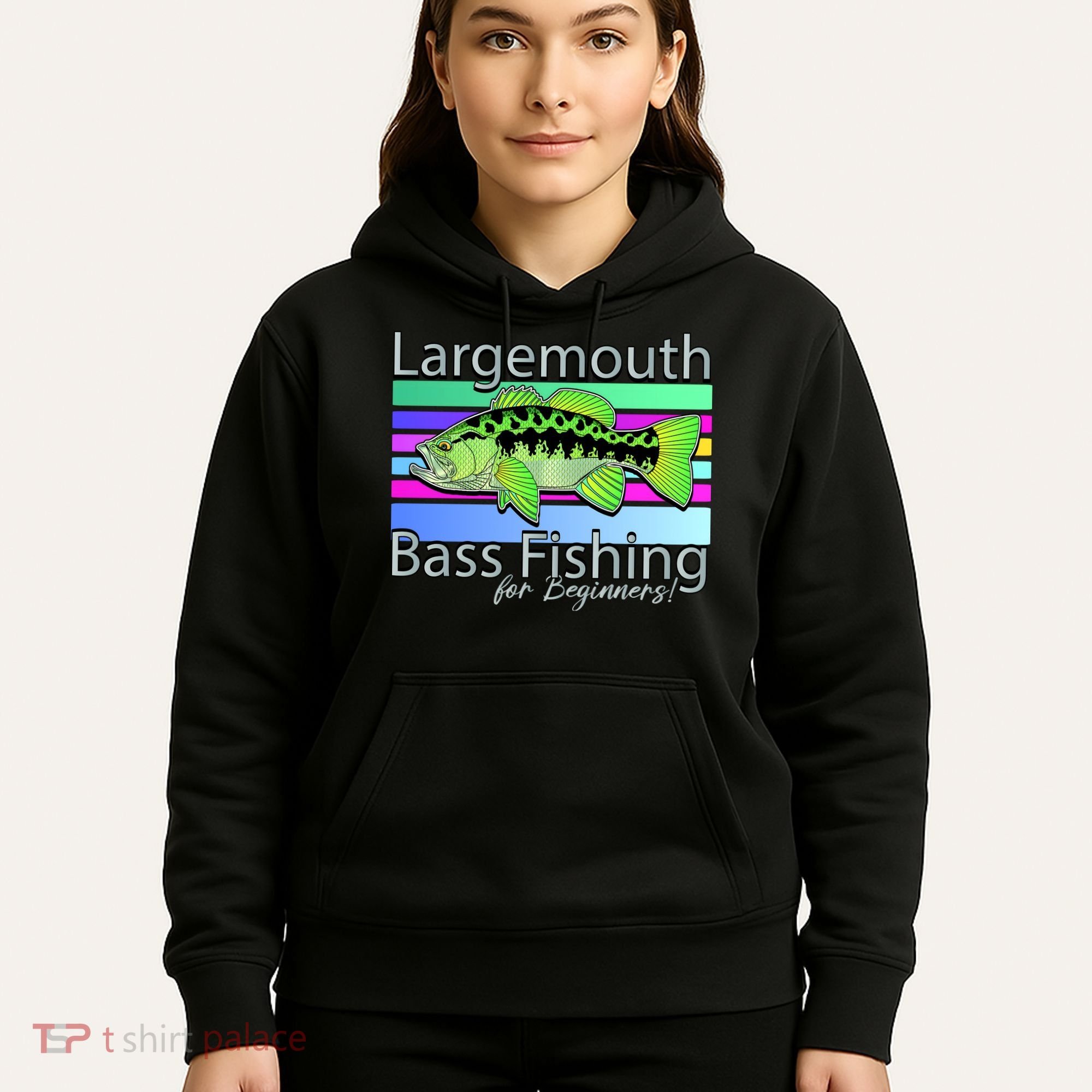 Largemouth Bass Fishing For Beginners Hoodie
