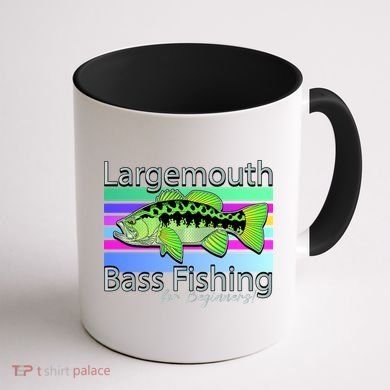 Largemouth Bass Fishing For Beginners Coffee Mug back