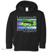 Largemouth Bass Fishing For Beginners Toddler Hoodie thumb 0