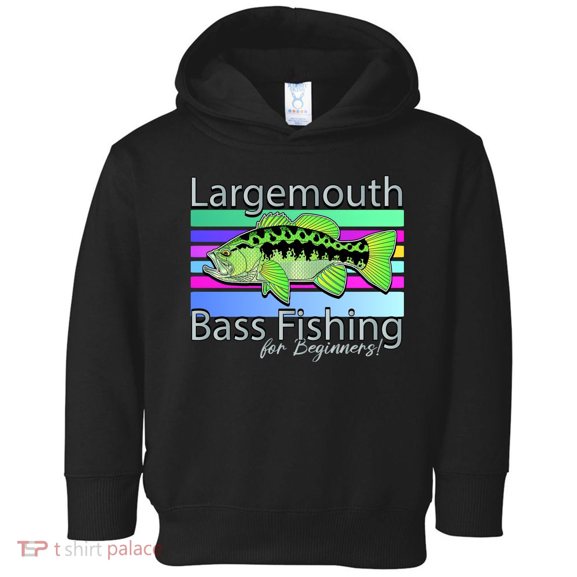 Largemouth Bass Fishing For Beginners Toddler Hoodie