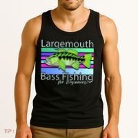 Largemouth Bass Fishing For Beginners Tank Top thumb 3
