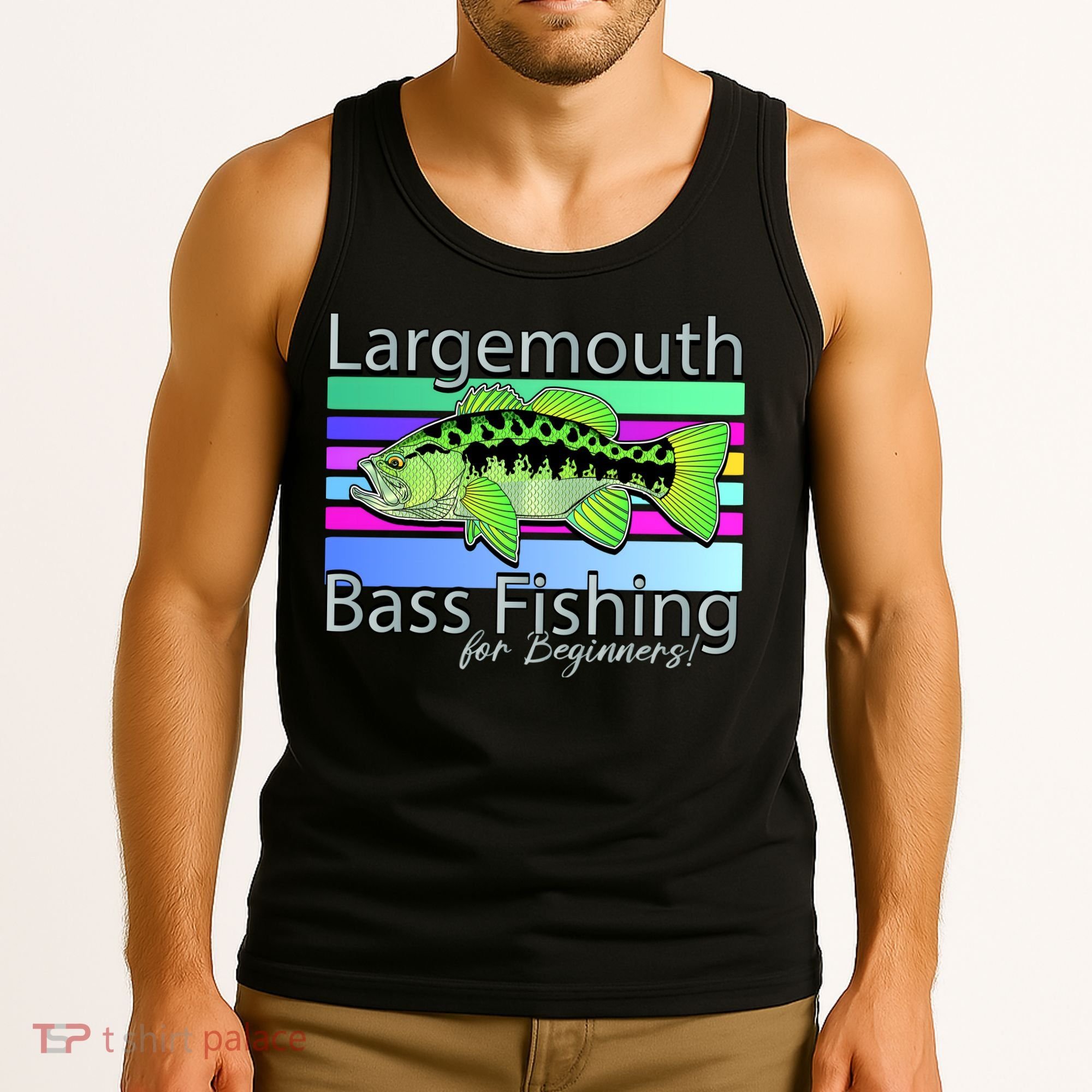 Largemouth Bass Fishing For Beginners Tank Top
