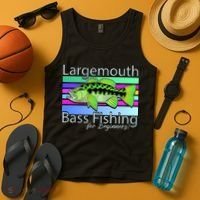 Largemouth Bass Fishing For Beginners Tank Top thumb 4