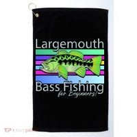 Largemouth Bass Fishing For Beginners Golf Towel thumb 0
