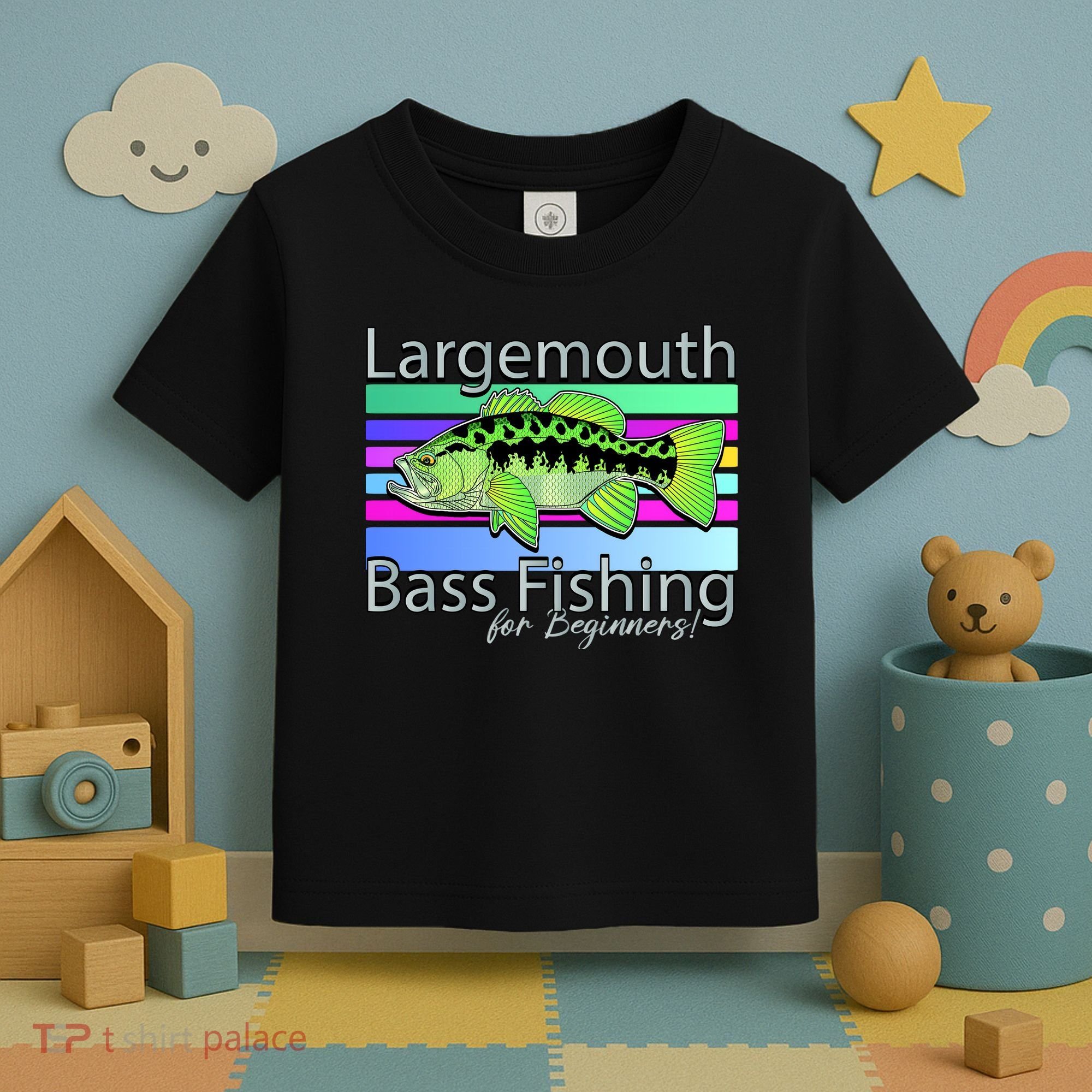 Largemouth Bass Fishing For Beginners Toddler T-Shirt