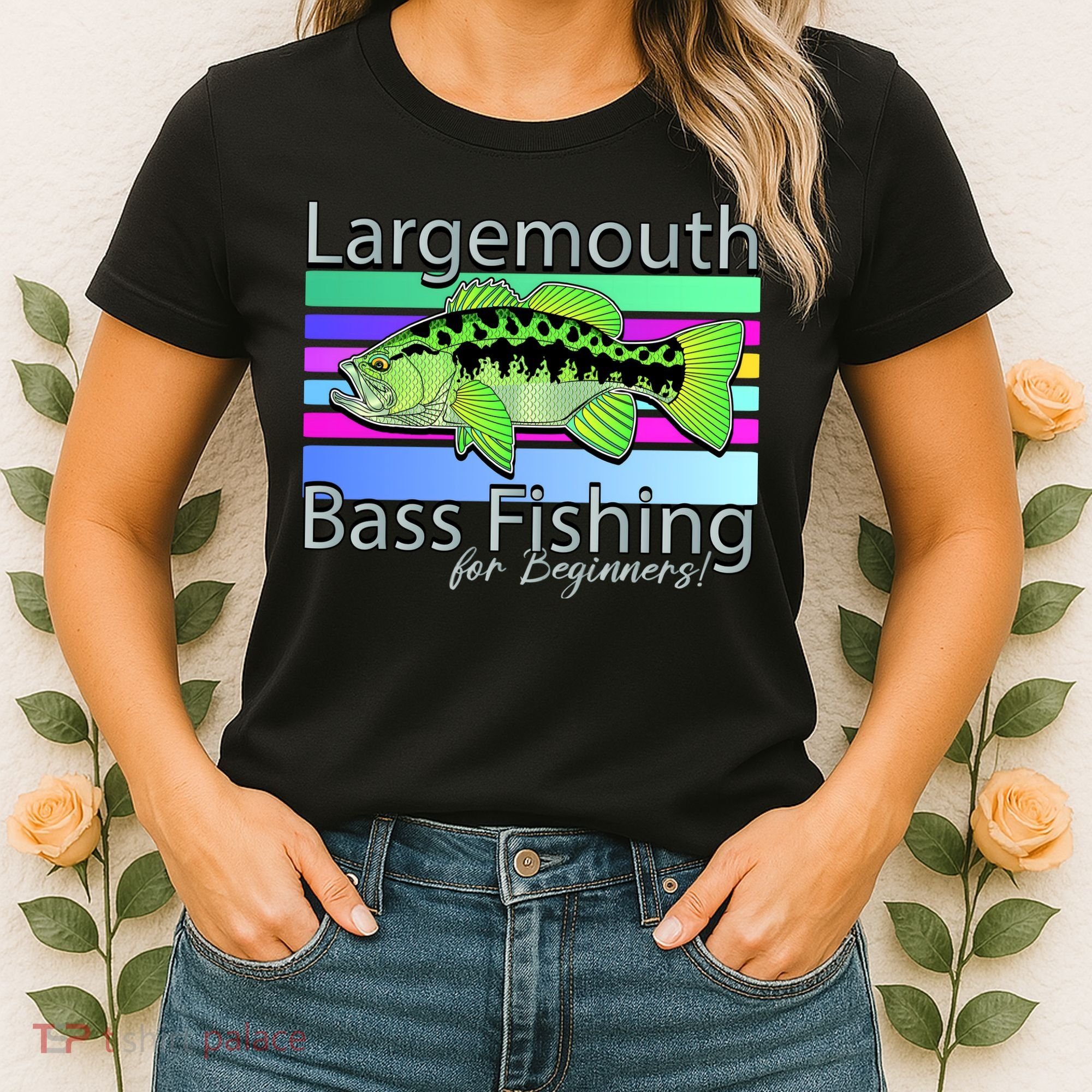 Largemouth Bass Fishing For Beginners Women's T-Shirt