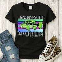 Largemouth Bass Fishing For Beginners Women's T-Shirt thumb 3