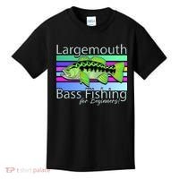 Largemouth Bass Fishing For Beginners Kids T-Shirt thumb 0