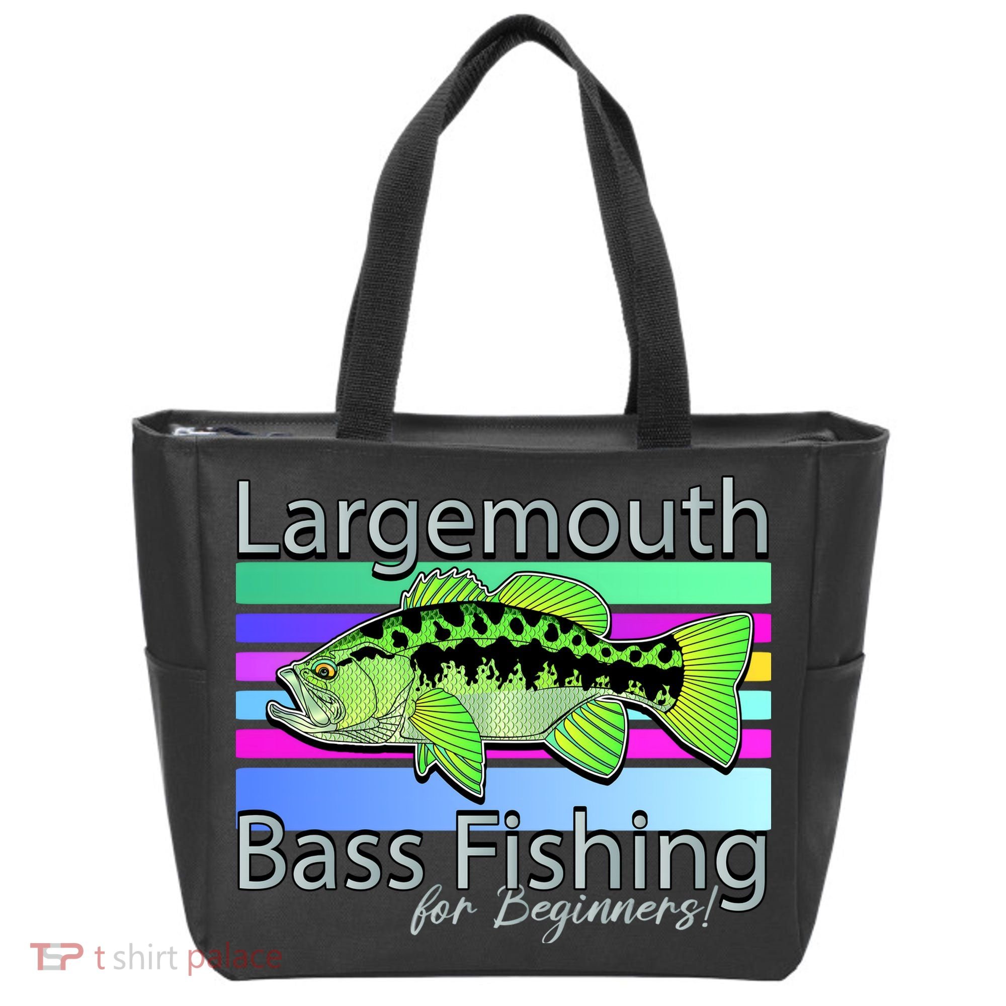 Largemouth Bass Fishing For Beginners Tote Bag