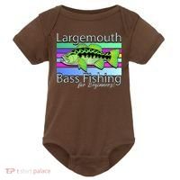 Largemouth Bass Fishing For Beginners Baby Bodysuit thumb 0