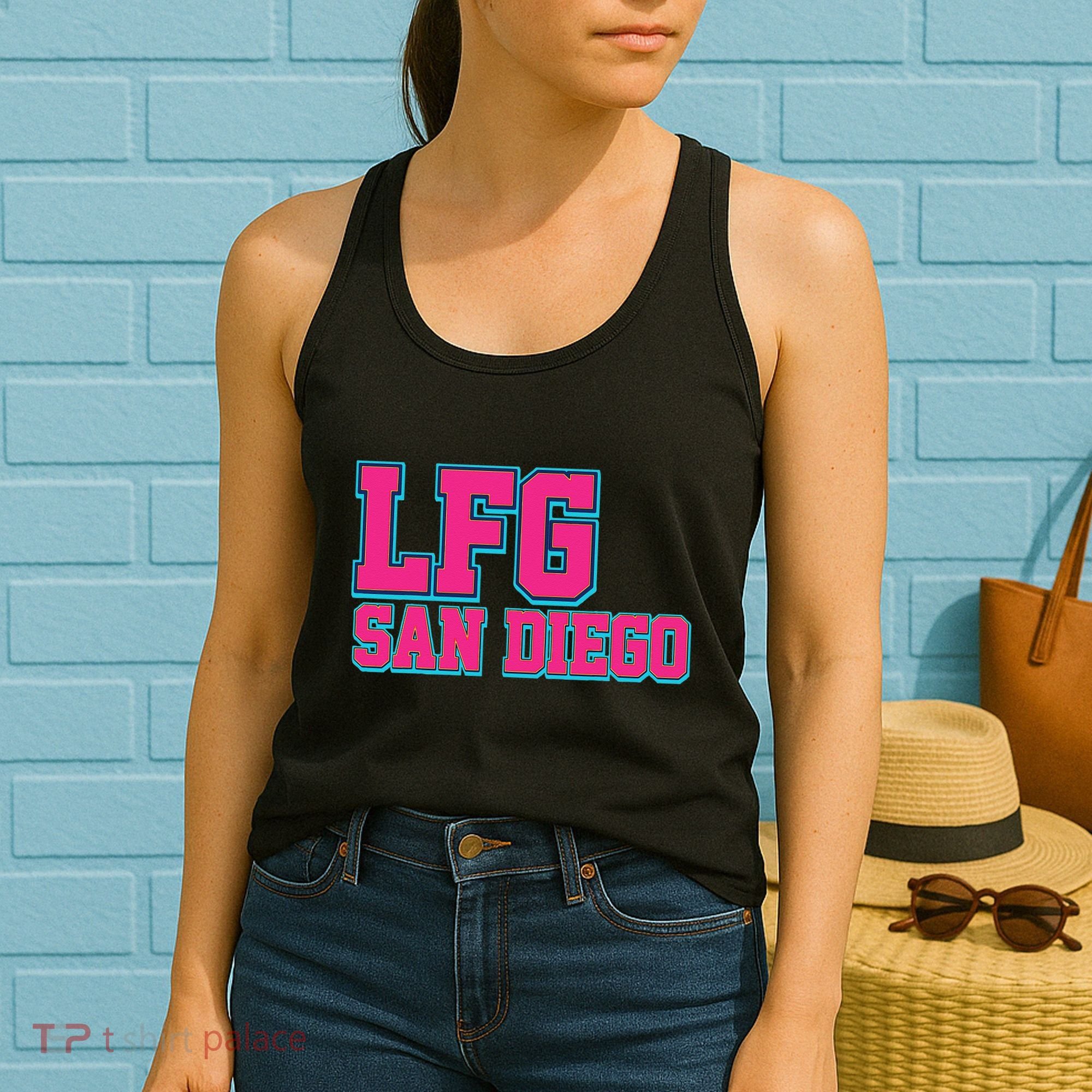 LFGSD Baseball Fan San Diego Sports LFG SD Women's Tank Top