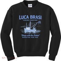 Luca Brasi Fishing Charters Kids Sweatshirt thumb 0