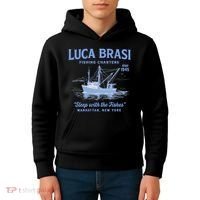 Luca Brasi Fishing Charters Kids Hoodie thumb 4