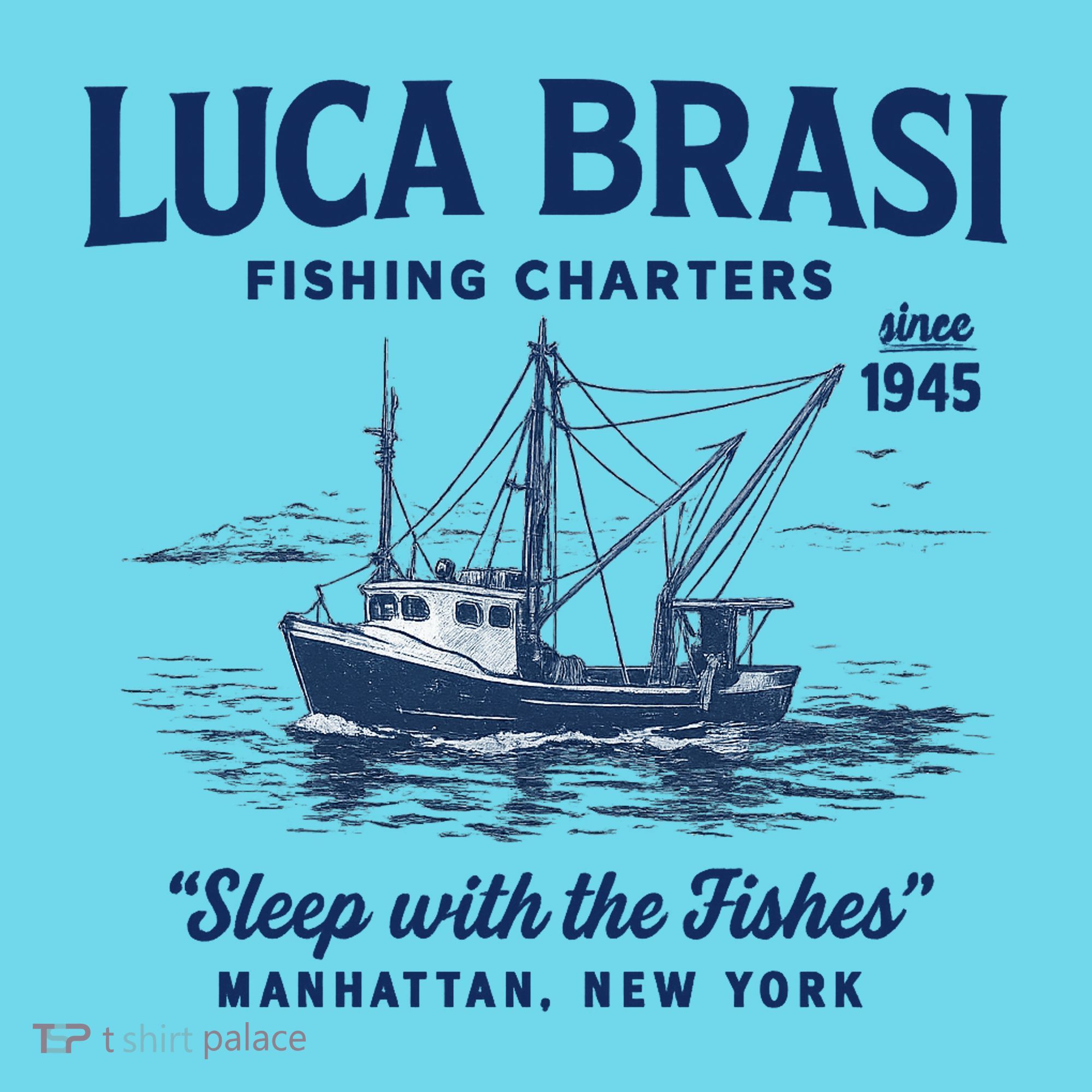 Luca Brasi Fishing Charters Kids T-Shirt