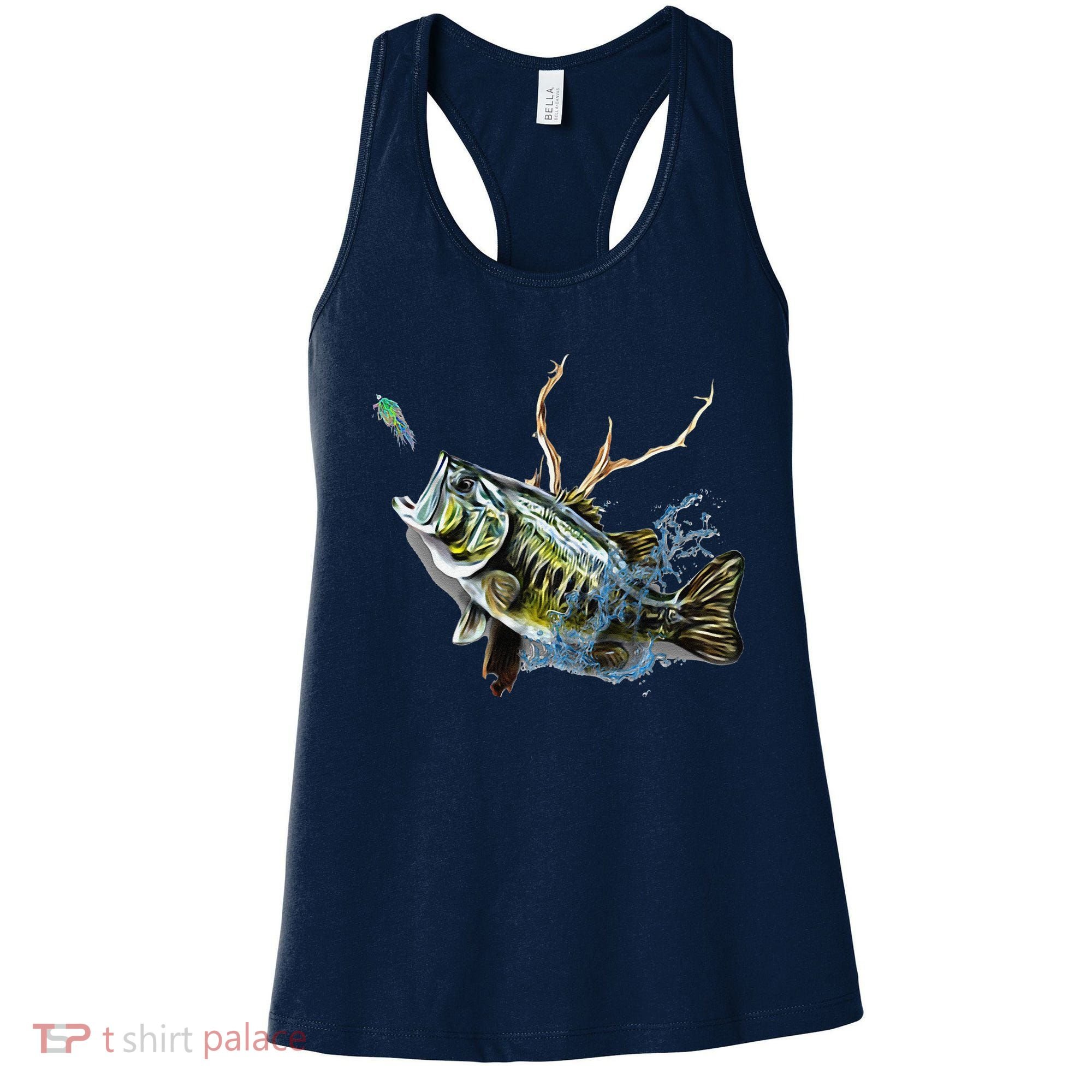 Largemouth Bass Fishing Largemouth Bass Women's Tank Top