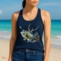 Largemouth Bass Fishing Largemouth Bass Women's Tank Top thumb 2