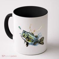 Largemouth Bass Fishing  & Largemouth Bass Coffee Mug thumb 0