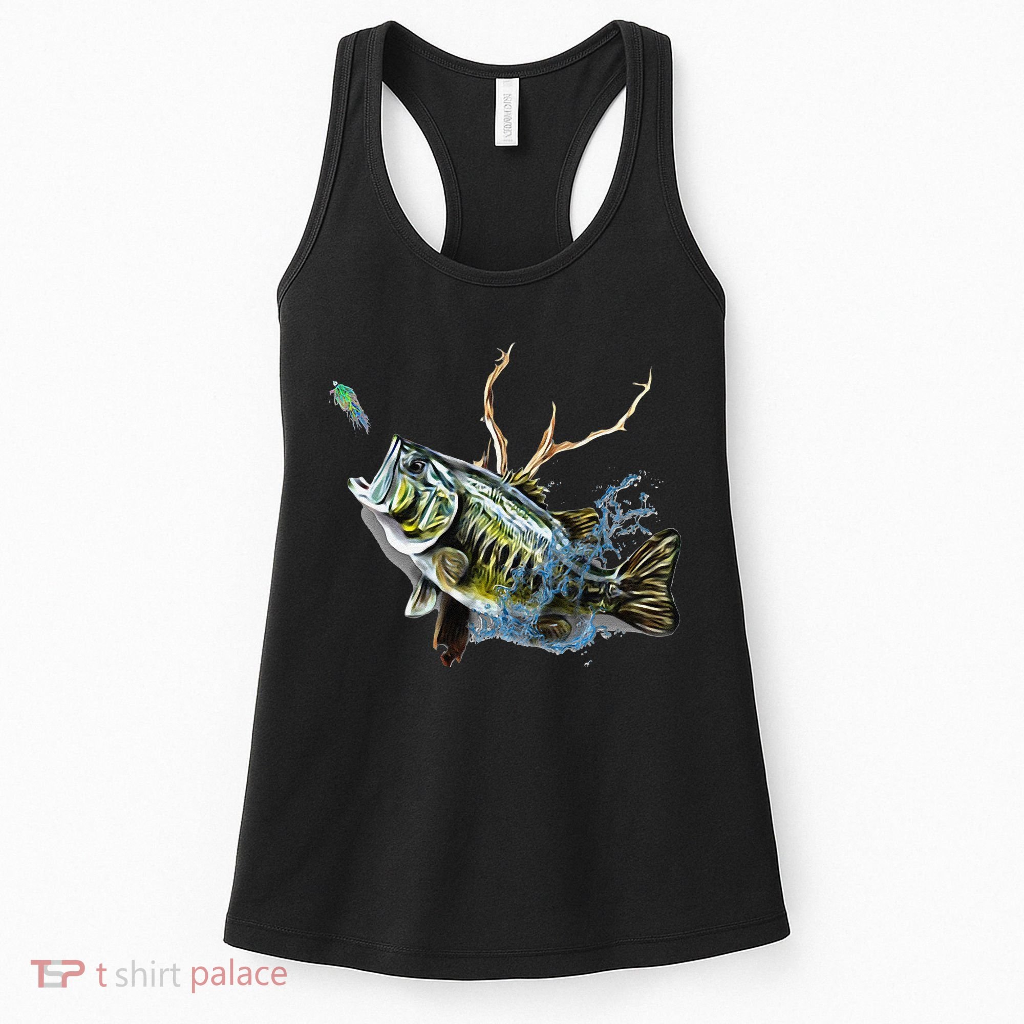 Largemouth Bass Fishing  & Largemouth Bass Women's Tank Top