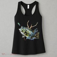 Largemouth Bass Fishing  & Largemouth Bass Women's Tank Top thumb 3